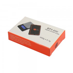DTek Digital Pocket Scale 650g x 0.1g W/ Colorbox [DT1-650]